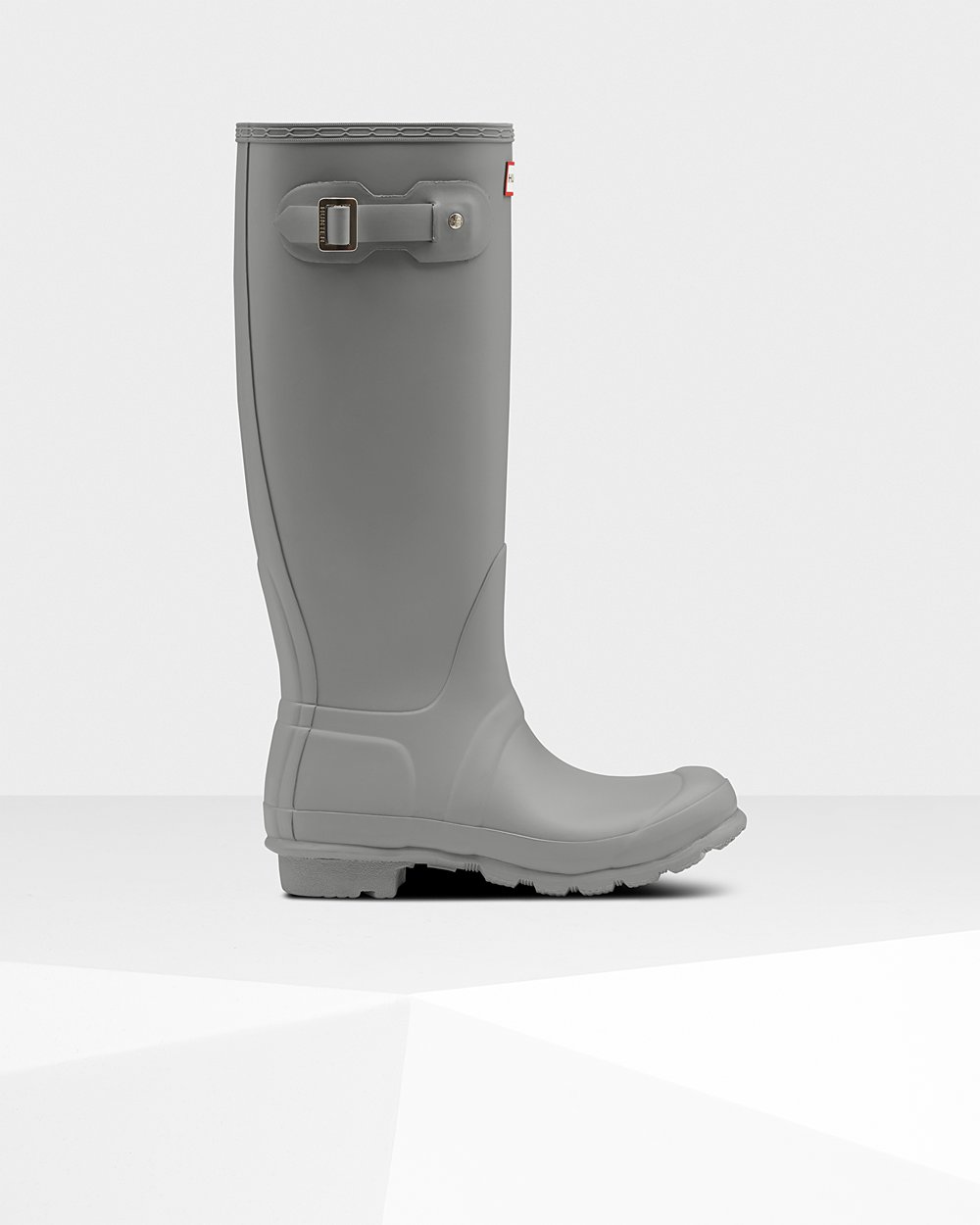 Womens Hunter Original - Tall Rain Boots Grey - 2763-FCMOS